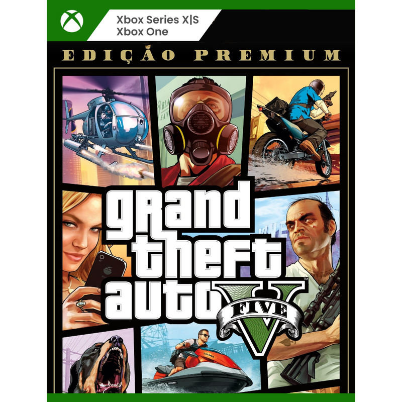 GTA 5: Grand Theft Auto V ‐ Premium Edition – Xbox One / Xbox Series X|S – Mídia Digital